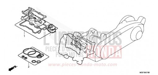 TROUSSE DE JOINT A FJS600AB de 2011